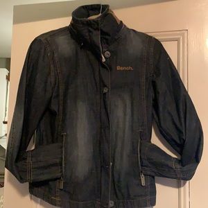 Size medium Bench stretchy vintage style jean jacket.
